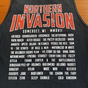 Northern Invasion Featival tank top shirt medium